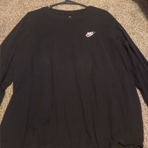 Nike Black Tee with Logo